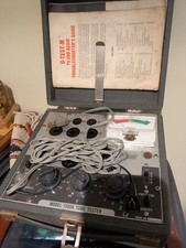 Mercury Model 1100A Tube Tester — Vintage Tube Testing Equipment w/ Manual