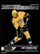 2023-24 O-Pee-Chee Platinum Sweet Selections Luke Evangelista 6 #SS-7