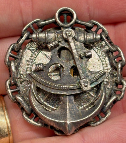 Russian Imperial Navy NAVIGATOR NAVIGATION Cap Hat BADGE Pin insignia REPRO ?