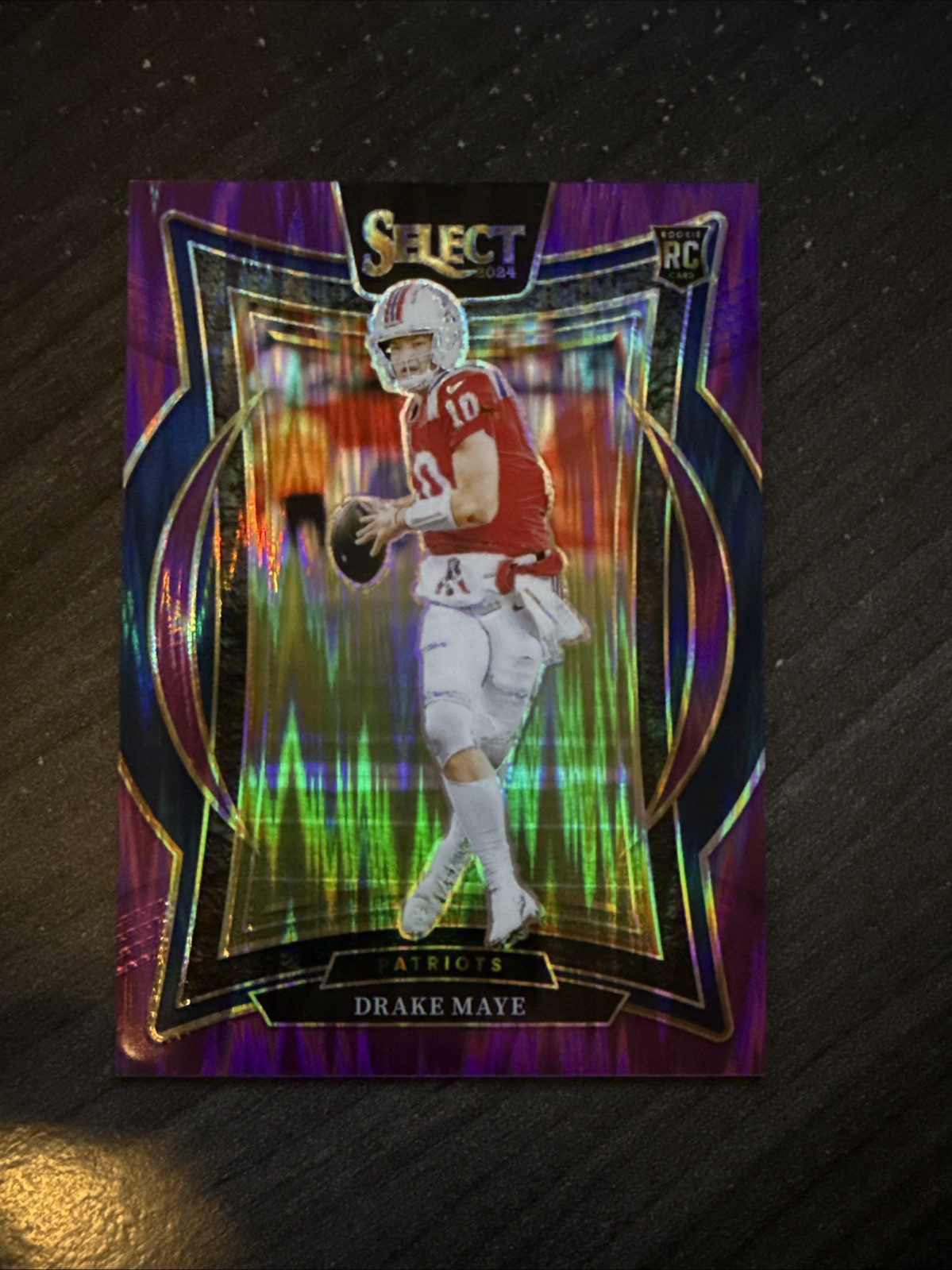 DRAKE MAYE - 2024 Panini Select Concourse #27 Purple Shock PRIZM RC /360