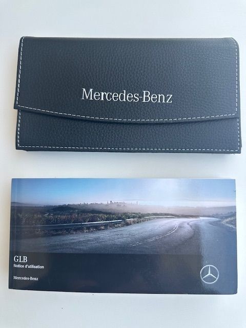 Notice Mercedes GLB 2019 2020 2021 2022 2023 livret bord pochette simili cuir