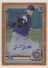2020 Bowman Draft Chrome Picks Orange Refractor 22/25 Luke Little Auto 2u8