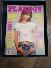 Playboy Magazine September 1990 Cover: Rosanna Arquette Playmate: Kerri Kendall