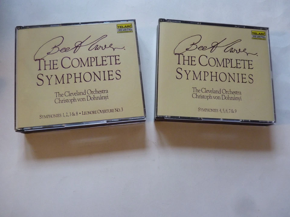 Beethoven: The Complete Symphonies  Christoph Von Dohnanyi 1989 Telarc 5-CD Set - Image 4 of 4