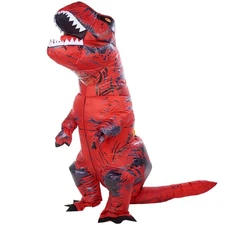 Inflatable Dinosaur Costume for Kids, Blow Up Trex Dinosaur Costume, Hallowee...