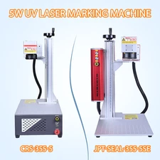 CRS JPT  5W UV Fiber Laser Marking Machine for wood glass ABS acylic PCB marking