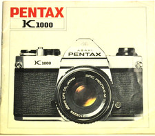 Pentax model K1000 instruction manual. In English and 32 pages.