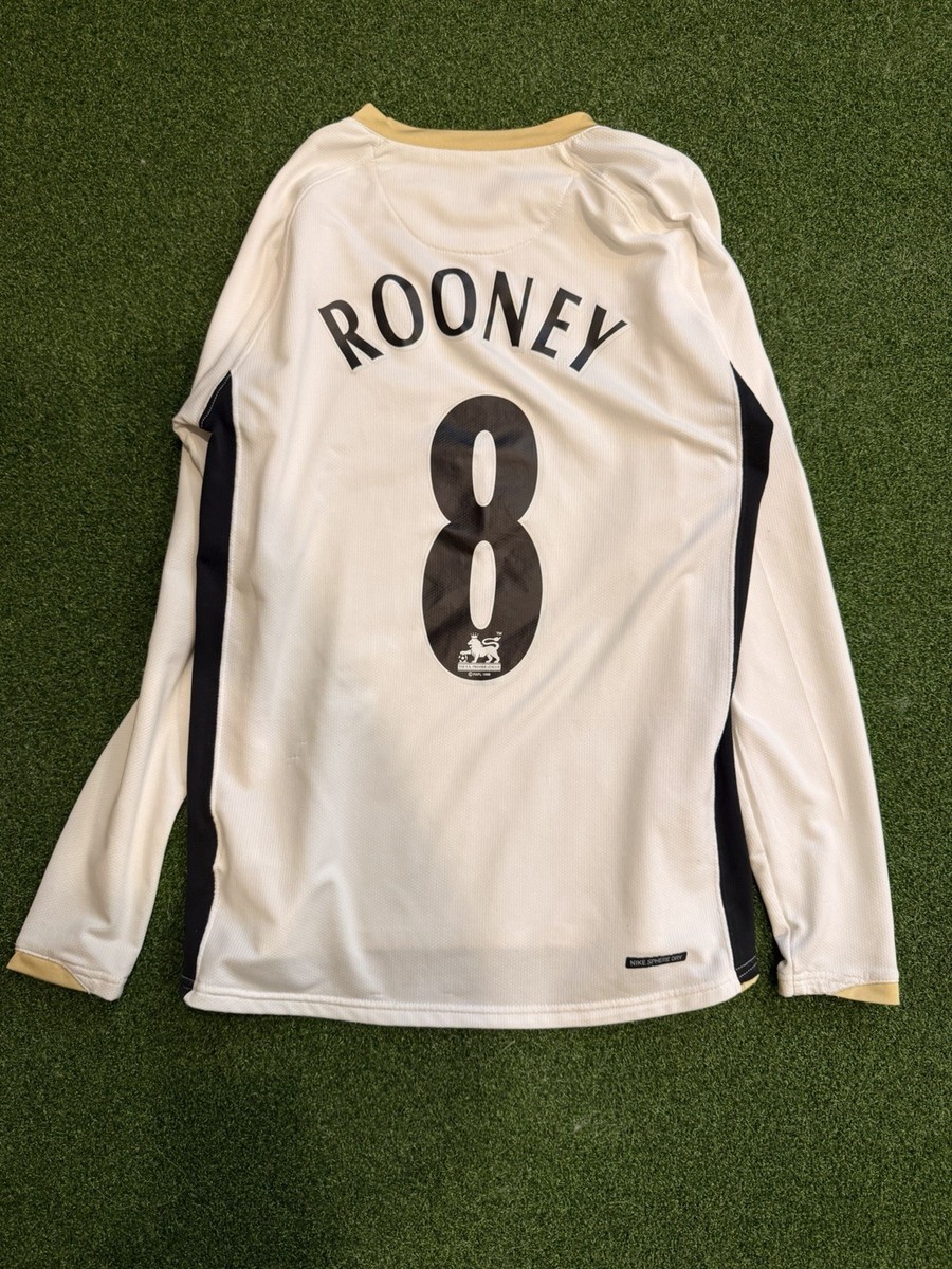 マンチェスター・ユナイテッド ROONEY 8 長袖シャツ XLサイズ 2006/2007 Manchester United Wayne Rooney #8 Away Long Sleeve