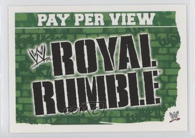 2010 Topps WWE Slam Attax Mayhem Pay Per View Royal Rumble 00jz