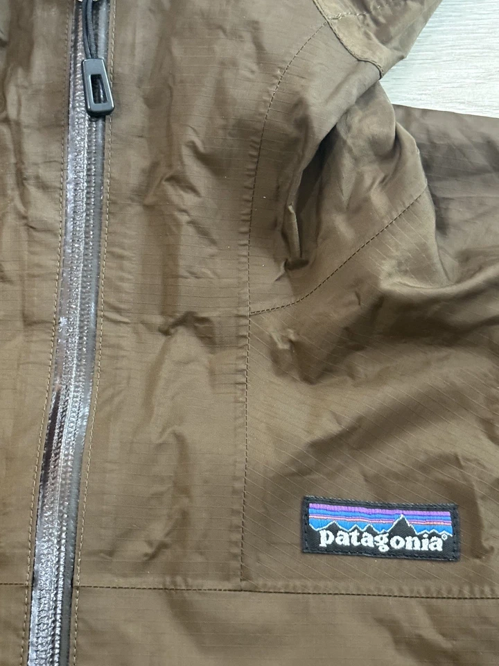 Patagonia Torrentshell Jacket Men’s Sz L Camel Rain Coat Waterproof Shell H2NO - Image 2 of 4