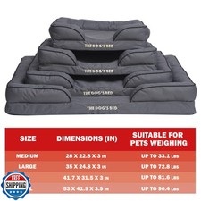 The Dog  s Bed, Orthopedic Standard Foam Waterproof Dog Bed with Standard Supp...