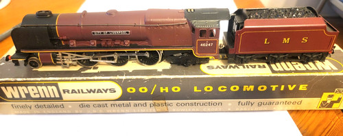 Seltene Wrenn W2242 4-6-2 City of Liverpool LMS weinrot Nr. 46247 Lok Lokomotive Box | Condition: Used