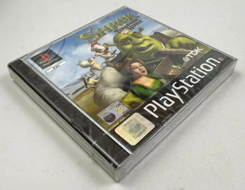 RARE - (2002) - PS1 Shrek Treasure Hunt, New And Factory Sealed PlayStation One - Image 3 of 4