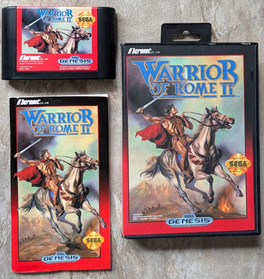 Mega Drive &  Sega Genesis - überall Spielbar - Warrior of Rome II - SPIEL MD 2