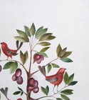 Signed GOODWIN 1976 Theorem Painting Birds In Tree Folk Art Country Primitive — photo 3