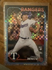 2024 Topps Chrome Owen White X-Fractor Rookie #211 Texas Rangers MLB