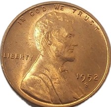 1952-s Lincoln Gem Uncirculated One Cent Wheat Penny-free Fast Post 1952-s Lincoln Gem Uncirculated One Cent Wheat Penny-free Fast Post