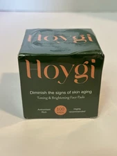 Hoygi 100 Toning And Brightening Face Pads Antioxidant Rich Exp 02/2028