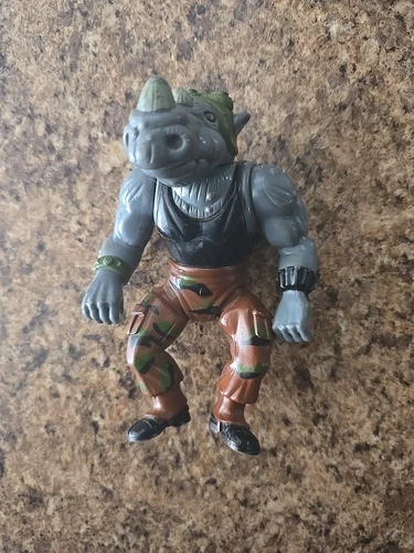 1988 Playmates Rocksteady Teenage Mutant Ninja Turtles 5" Vintage Action Figure