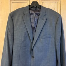 Lauren Ralph Lauren Mens 100 Wool Canada Blazer Jacket Size 48L Gray FA EXC