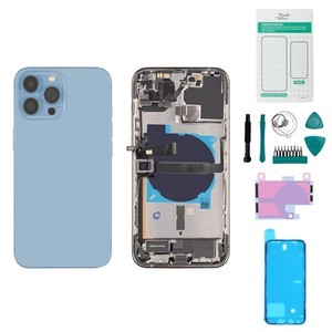 iPhone 13 Pro Max Gehäuse mit Backcover Sierrablau - Set Versand aus Deutschland
