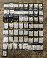 Lot of 57 Assorted Brands 256GB M.2 NVMe Internal SSD Grade B