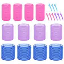 Hair Rollers for Blowout Look Long Hair, 21 PCS Self Grip Hair Rollers for Long