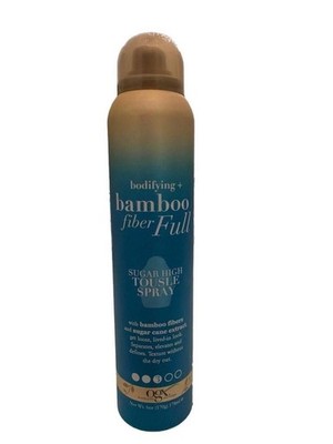 OGX Bodifying + Bamboo Fiber Full Sugar High Tousle Spray, 6 oz
