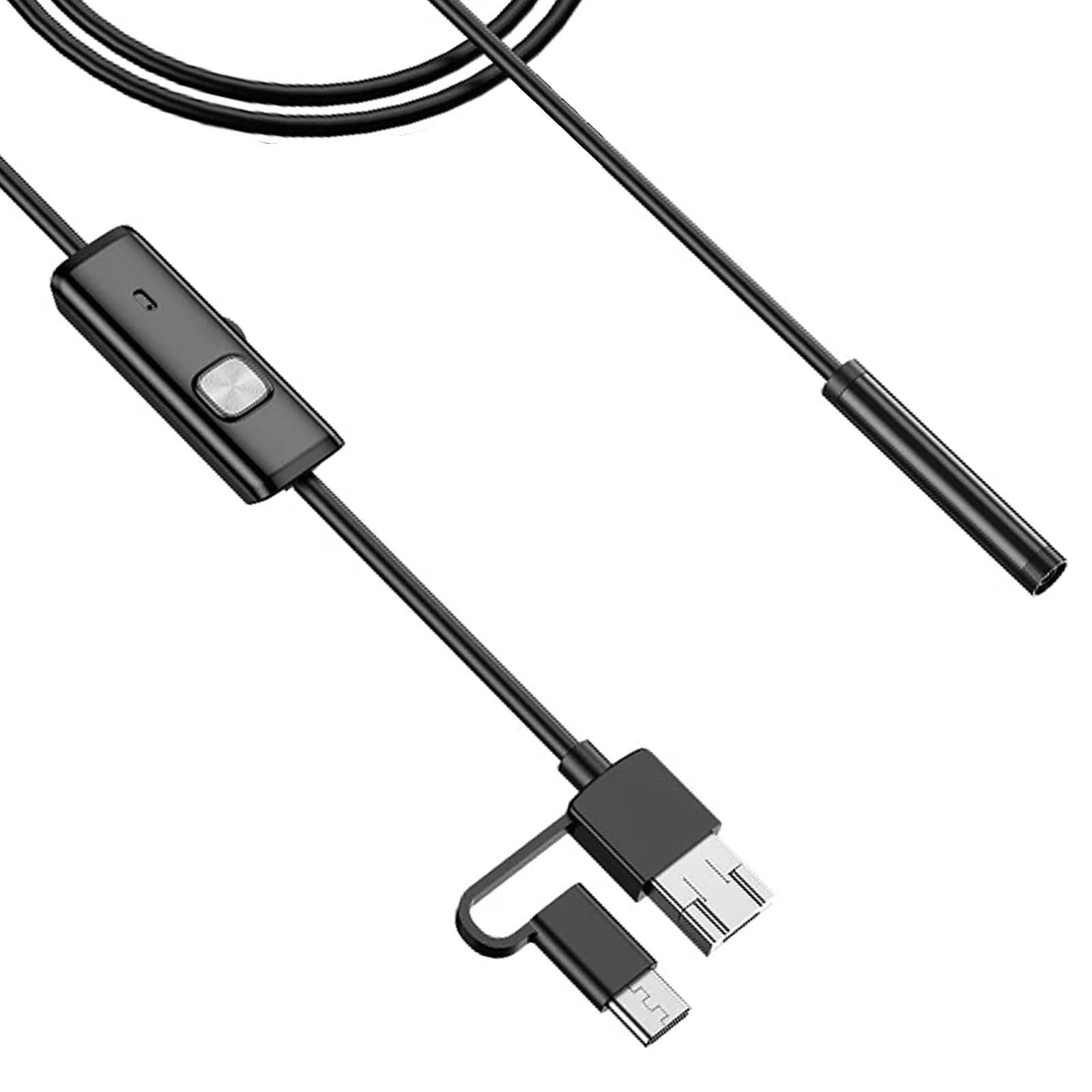 Caméra endoscope étanche multiport USB-C Micro USB USB de 2m - 2