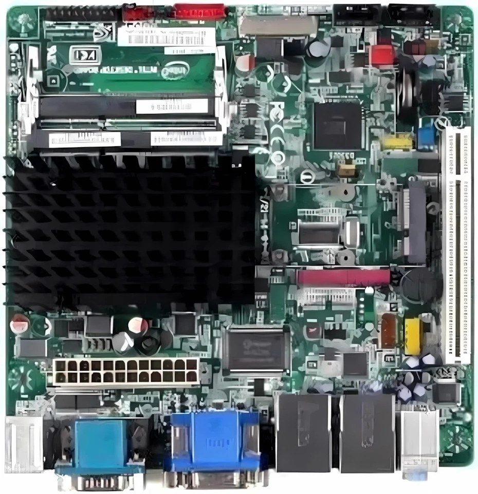 Intel BLKD2500CCE ATOM D2500CCE NM10 Express Mini ITX Motherboard New-Sealed - Image 2 of 2