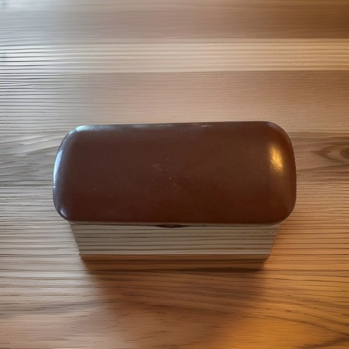 Maui Jim Sunglass Case Brown Hard Clam Shell Vintage Case Sunglass Case Only - Picture 3 of 5
