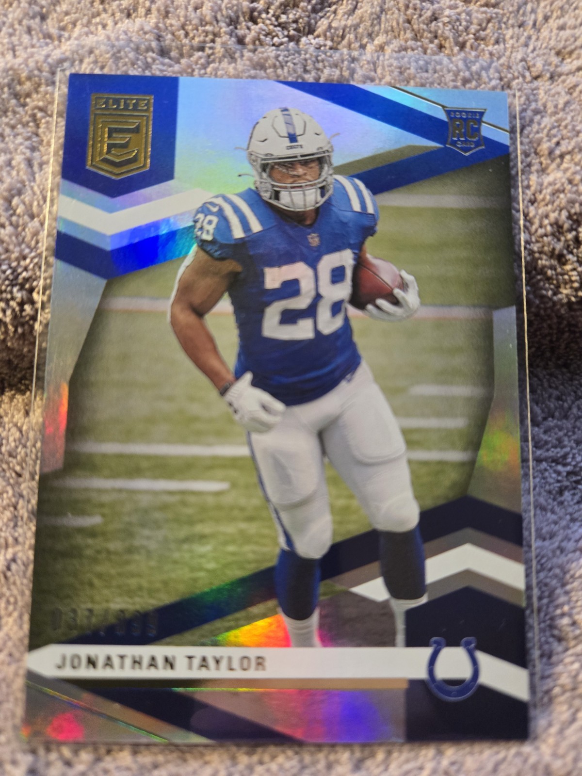 Jonathan Taylor 2020 Panini Chronicles Donruss Elite /899 Rookie #215 Colts RC