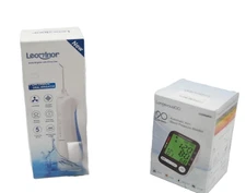 Portable Oral Irrigator Water Flosser White Automatic Arm Blood Pressure Monitor