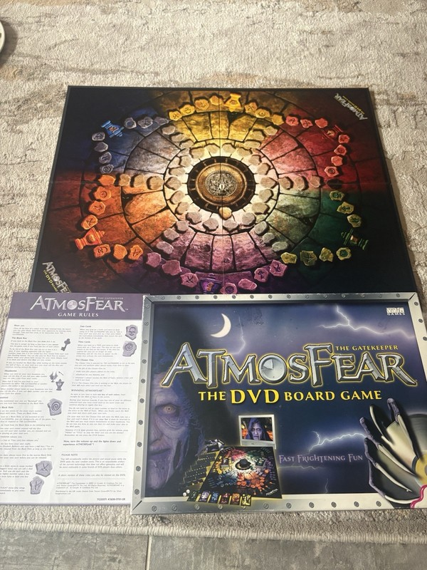 Atmosfear the Gatekeeper Board Game Complete Atmosphere DVD Edition