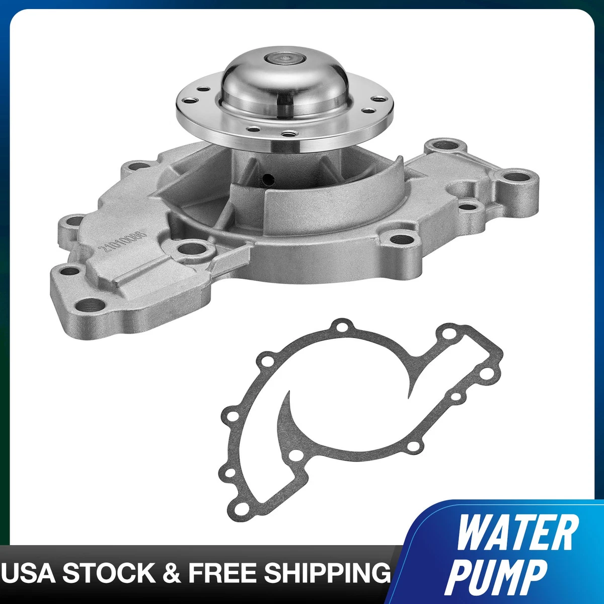 Water Pump & Gasket Kit For 95-09 Chevy Buick Olds Pontiac 3.8L V6 – Direct Fit