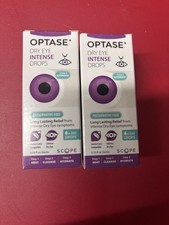 2 Pack Optase Dry Eye Intense Drops 0.33 fl oz EXP 3/28