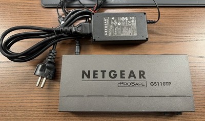 Netgear Prosafe GS110TP Switch 8 Gigabit Ethernet PoE plus 2xSFP