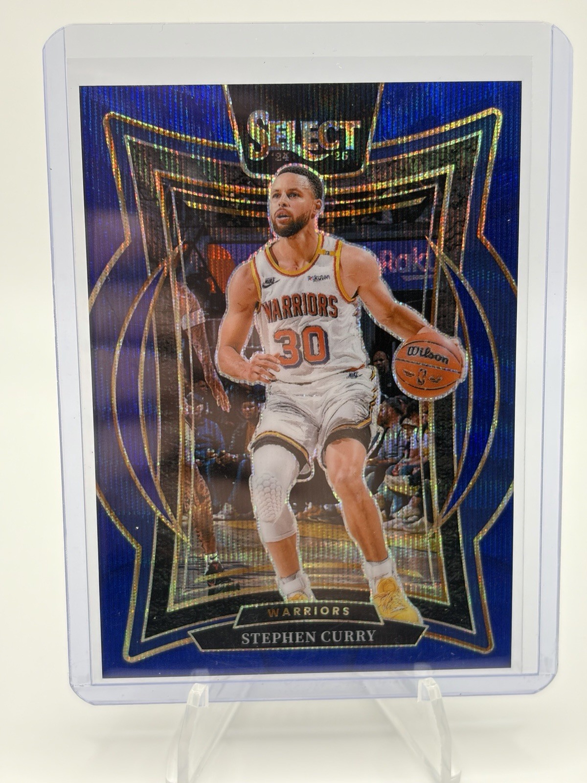 2024-25 Select Blue Concourse Wave Stephen Curry Warriors 15/75