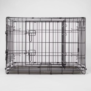 Wire Collapsible Dog Crate - Boots & Barkley Black XS/S