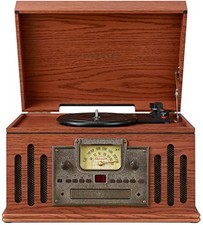 Crosley CR704B-PA Musician 3-Speed Turntable , CD/Cassette Player Open Box 