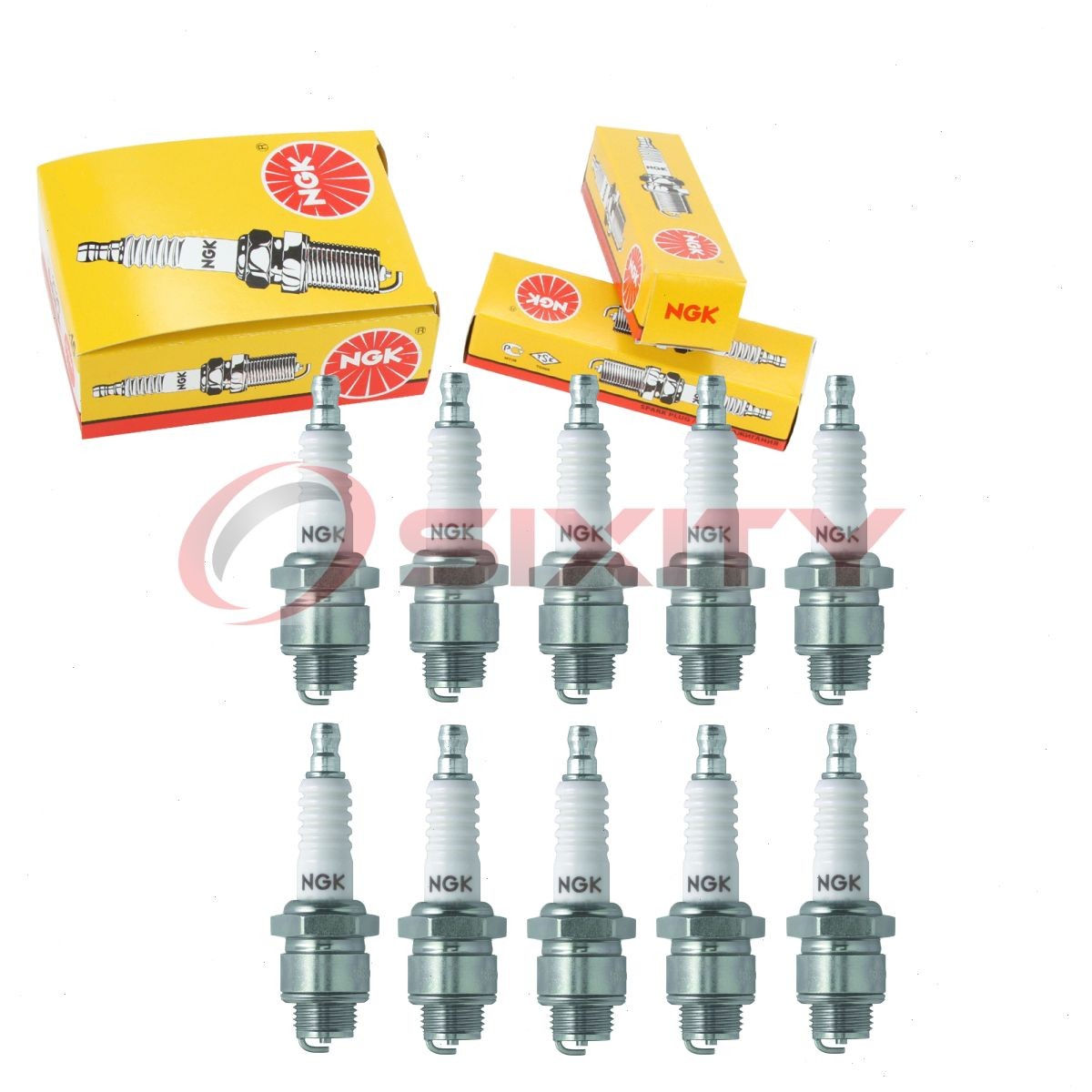 10 pc NGK 93324 B6S BLYB Standard Spark Plugs for W8EC W8E W7EC W7E W20S-U oi