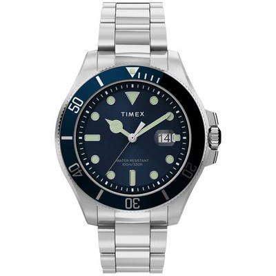 Herrenuhr TIMEX HARBORSIDE TW2U41900 Edelstahl Blau