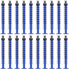 Blue 100 Pcs 1Ml 1Cc Plastic Syringe No Needle Syringe for Pets Oral, Refilling,