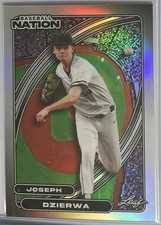🔥⚾️ Joseph Dzierwa #101⚡️2026 Leaf Baseball Nation⚡️Silver⚡️57/75⚡️Orioles⚾️🔥