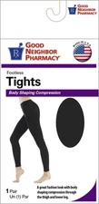 Good Neighbor Pharmacy Footless Tights Opaque 20-30mmHg Black M