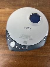 COBY Portable CD Player Model CX-CD116 DBBS Slim DBBS 2002  Tested Works 