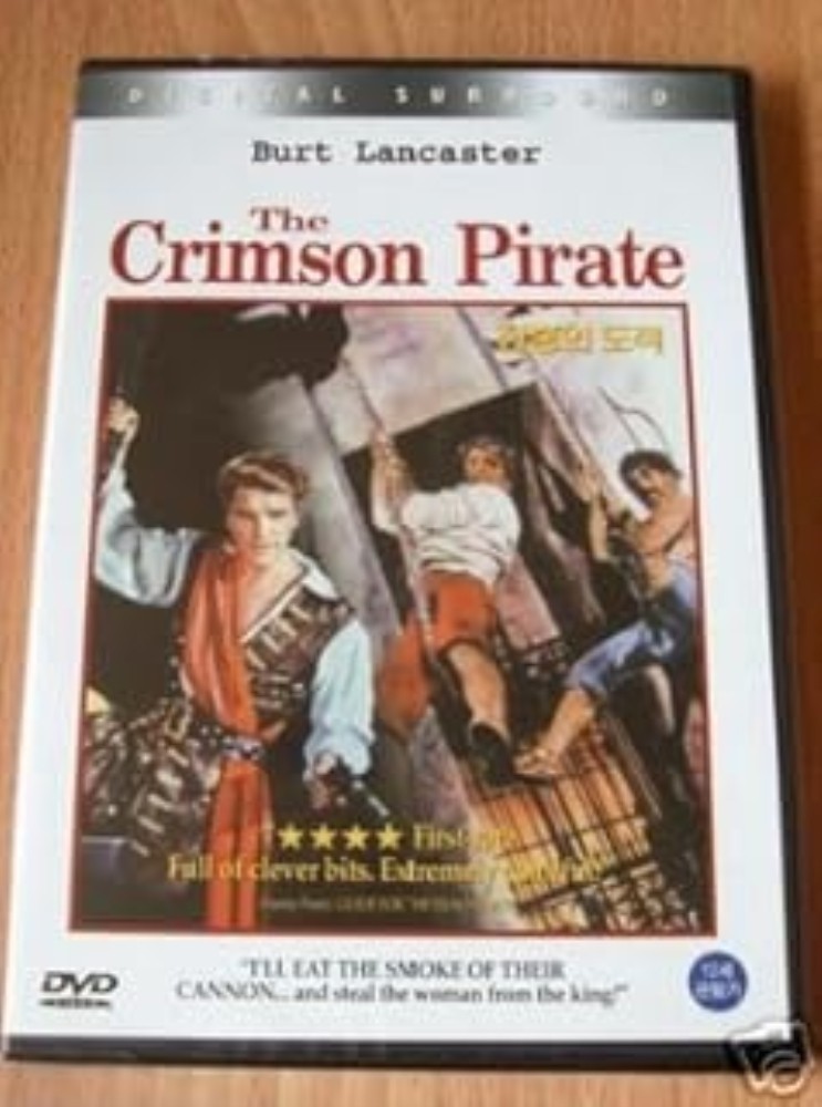 The CRIMSON PIRATE ~ DIGITAL SURROUND SOUND DVD Adventure Burt Lancaster New