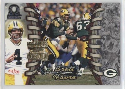 1998 Pacific Omega Super Bowl XXXIII 4/20 Brett Favre #88 HOF 1j6