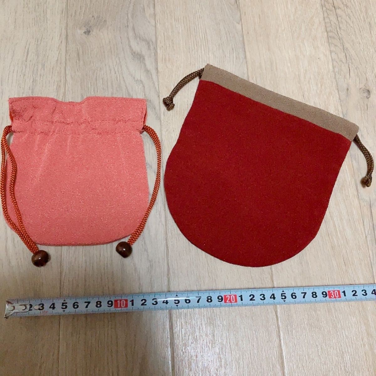 Japanese pattern drawstring purse set - image 4