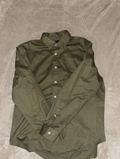 Banana Republic Men  s L Organic Cotton Long Sleeve Button Down FREE SHIPPING 